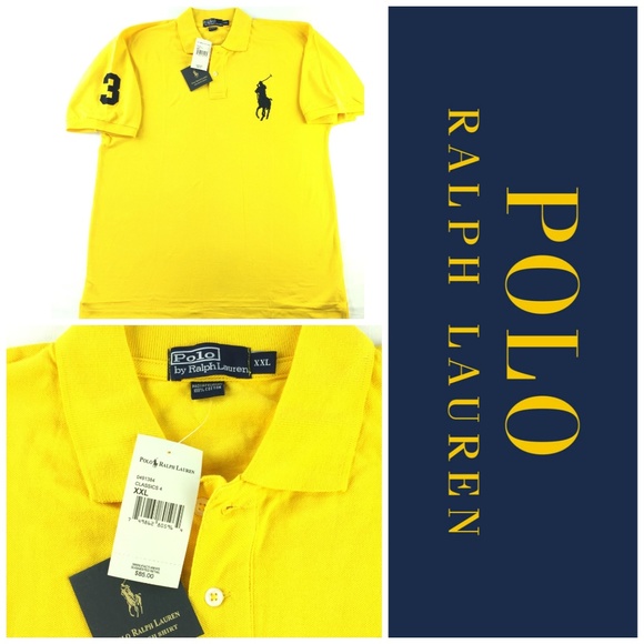 ralph lauren big pony yellow